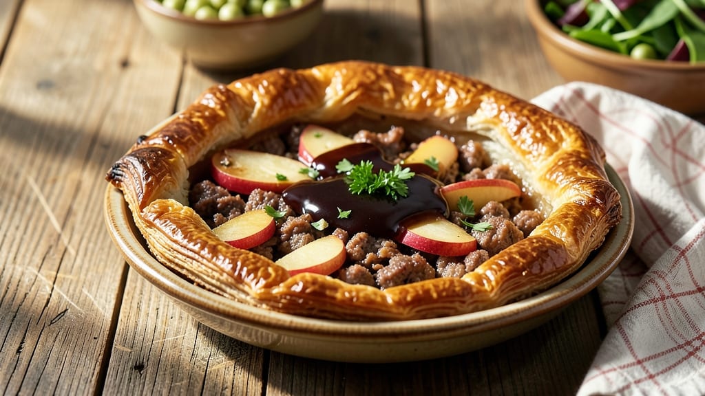 British Bake Off Pork Pie Recipe: Flaky Pastry Crown Over Savory Meat Filling