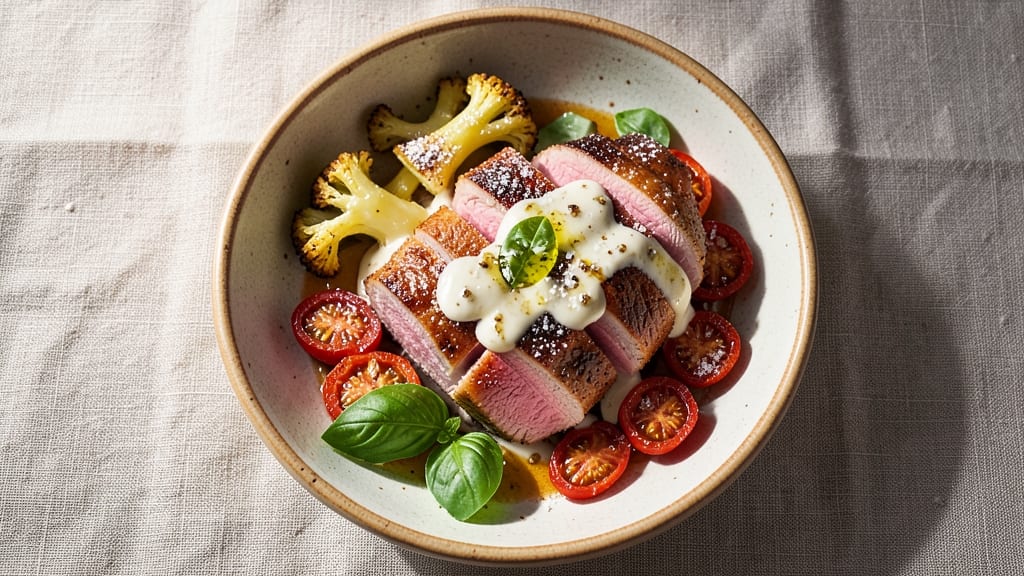 Costco Tuscan Pork Tenderloin Recipe: Celery Crown Crunch Over Creamy Tomato Sauce