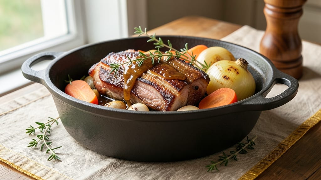 Braised Pork Jowl Recipe: Crispy Bark, Silky Meat After Long Slow Cook
