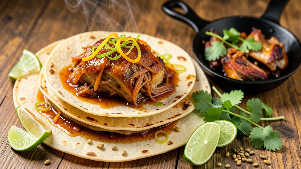 Citrus Braised Pork Tacos Recipe: Zesty Lime and Orange Caramelized Magic