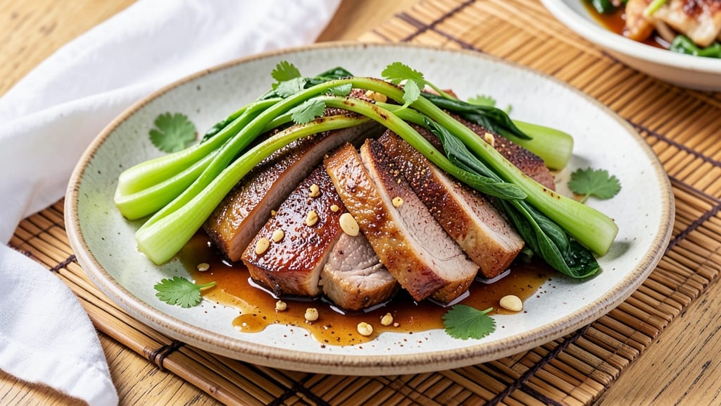 Chinese Pork and Bok Choy Recipe: Wok-Fried Five-Spice Crunch