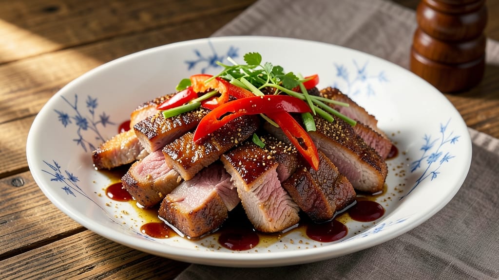 Chinese Pork Belly Stir Fry Recipe: Crispy-Skinned, Five-Spice Glossed Bites
