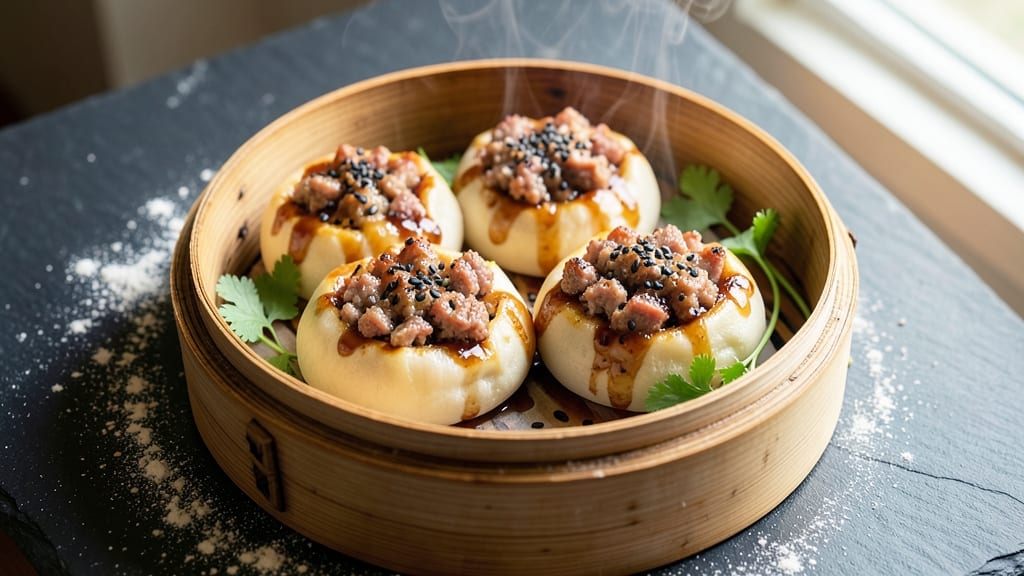 Chinese Pork Bao Recipe: Steamed Buns With Juicy Five-Spice Pork