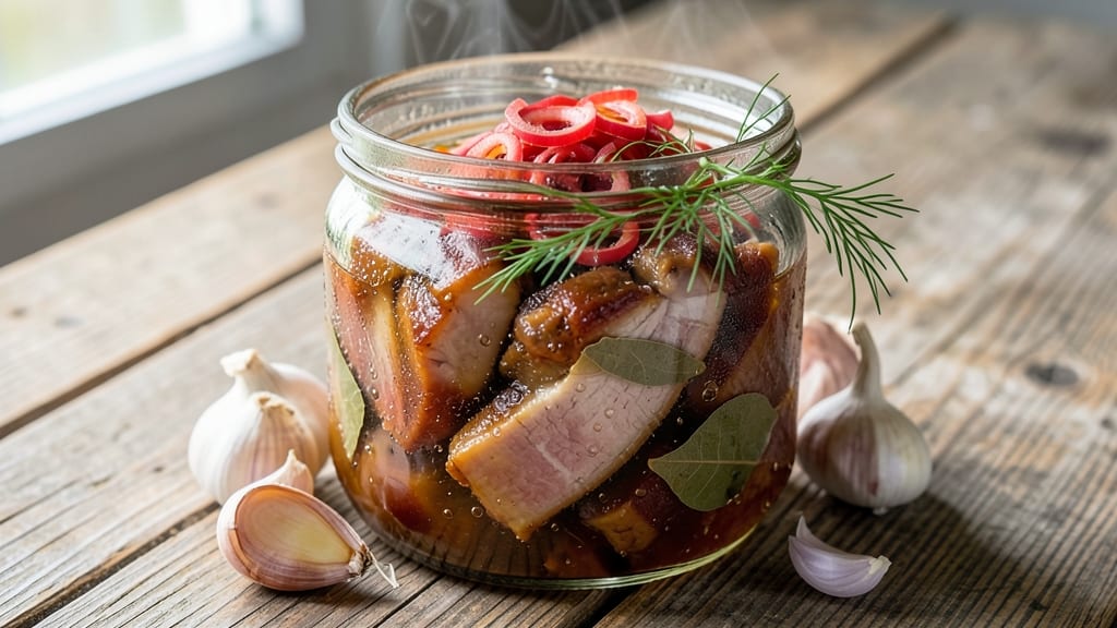 Canned Pickled Pork Hocks Recipe: Slow-Simmered Collagen-Rich Delight