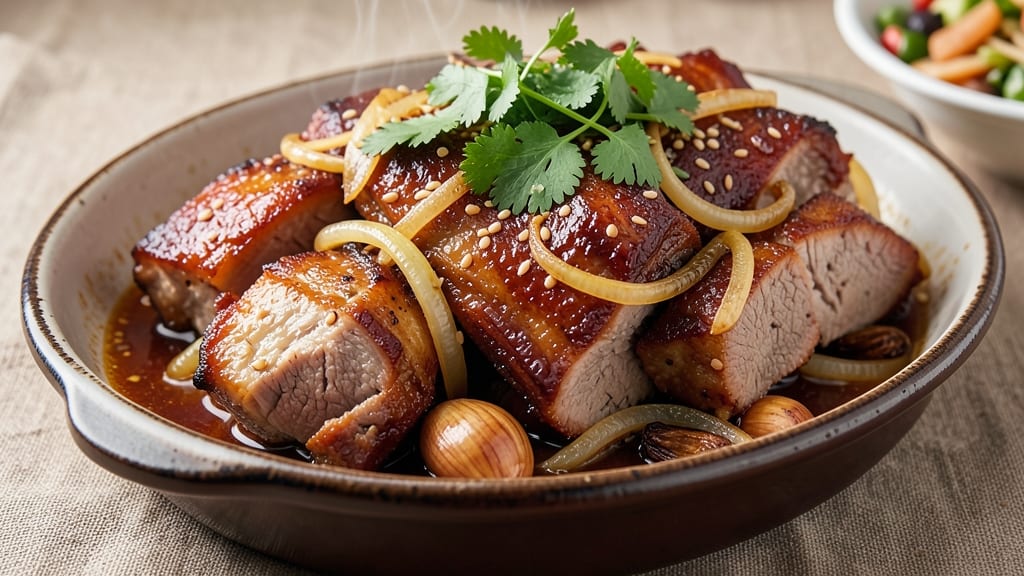 Braised Pork in Sweet Soy Sauce Recipe: Glossy Caramelized Bites With Deep Umami Richness