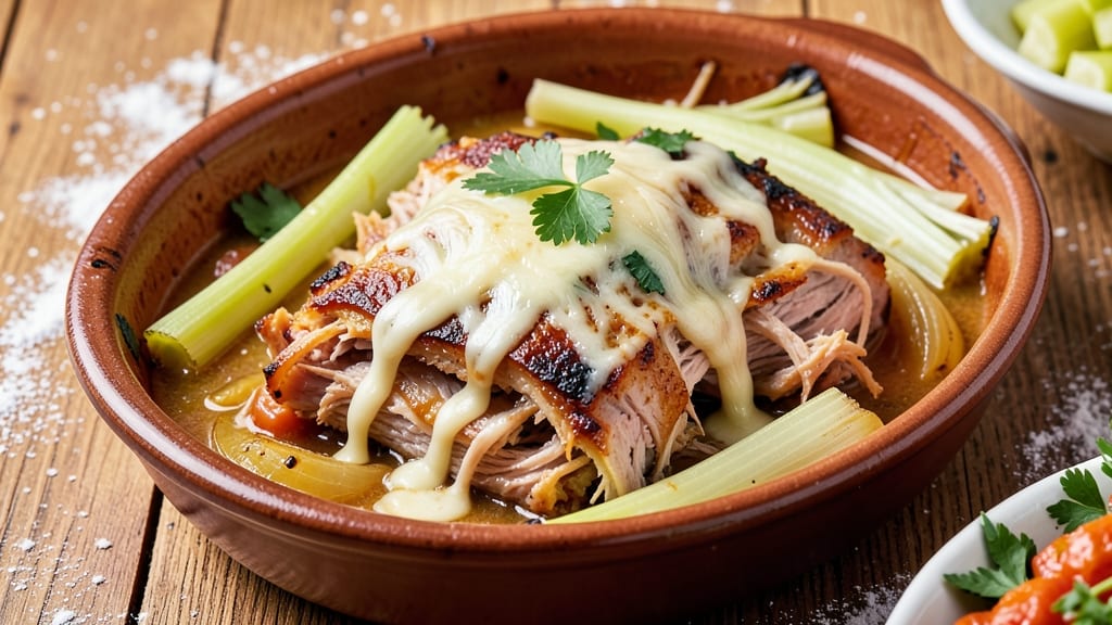 Cheesy Pork Caldereta Recipe: Slow-Simmered Creamy Velocity With Celery Crown Crunch