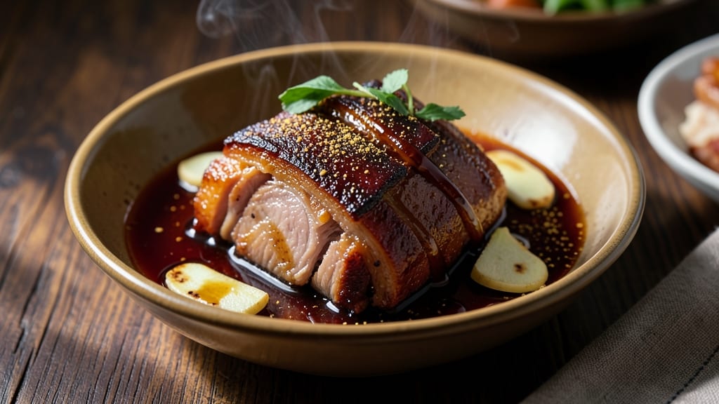 Chinese Braised Pork Belly Five-Spice Recipe: Deep-Fried Crispy Edges and Silky Belly