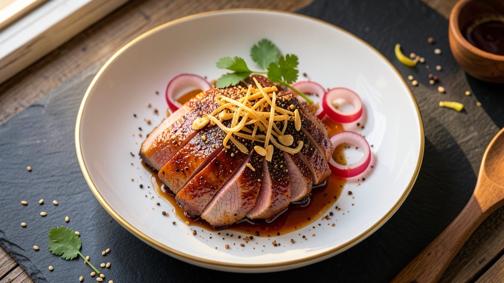 Chinese Roast Pork Tenderloin Recipe: Five-Spice Glazed Crisp With Juicy Core