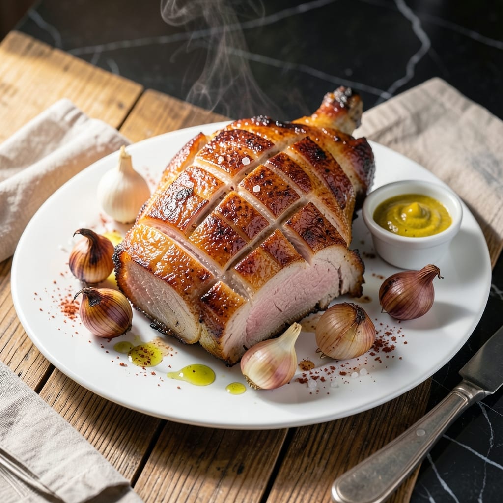 Air Fryer Pork Knuckle Recipe: Crispy Crackling and Tender Meat