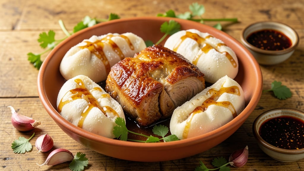 Braised Pork Belly Bao Recipe: Crispy-Crackling Fat and Silky Steamed Buns