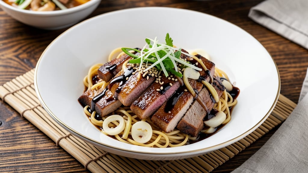 Chinese Pork Stir Fry Recipe with Noodles: Wok-Heated Umami Crunch in 20 Minutes