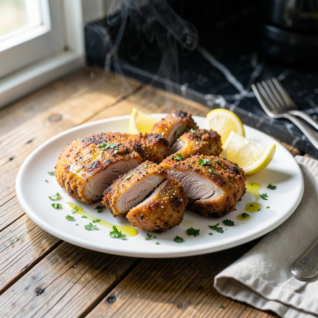 Air Fryer Fried Pork Chop Recipe: Crispy Outside Juicy Inside