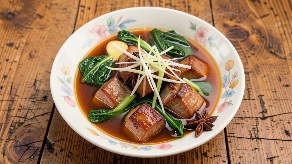 Chinese Pork and Watercress Soup Recipe: Star Anise-Infused Broth with Silky Tenderness