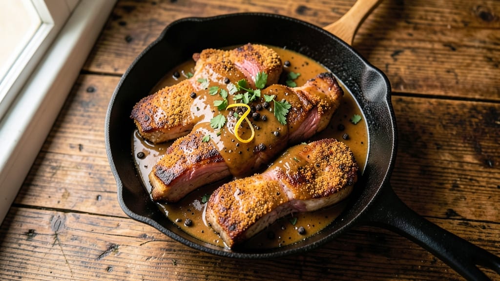 Cajun Ninja Smothered Pork Chops Recipe: Bold Spice-Crusted Chops in Creamy Tomato Gravy