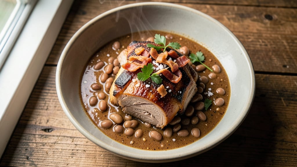 Crock Pot Pork and Beans Recipe From Scratch: Smoky-Sweet Slow Cooker Simplicity