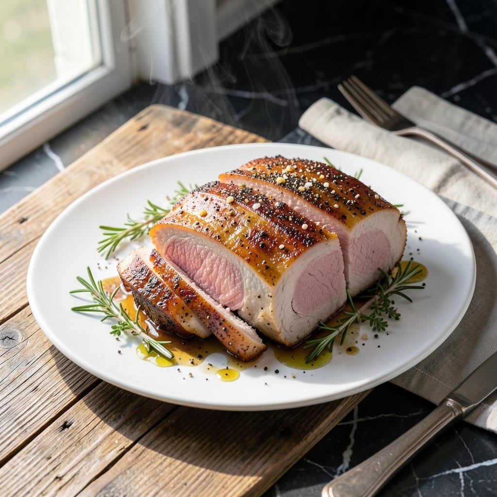 Air Fryer Pork Loin Recipe Boneless: Swift Crisp and Moist Results