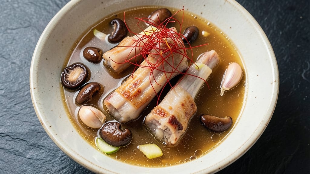 Chinese Pork Neck Bone Soup Recipe: Deep Umami Richness from Collagen-Rich Bones