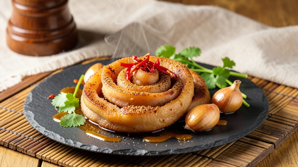 Chinese Fried Pork Intestine Recipe: Crispy Crunch With Five-Spice Gloss