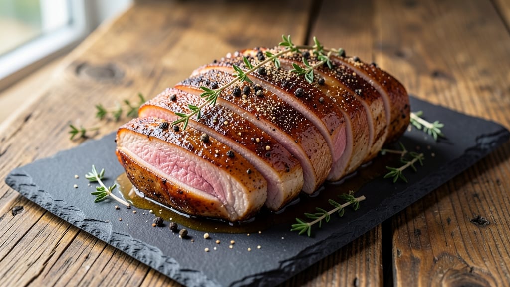 Butterfly Pork Loin Roast Recipe: Pan-Seared Crust and Juicy Pink Centers
