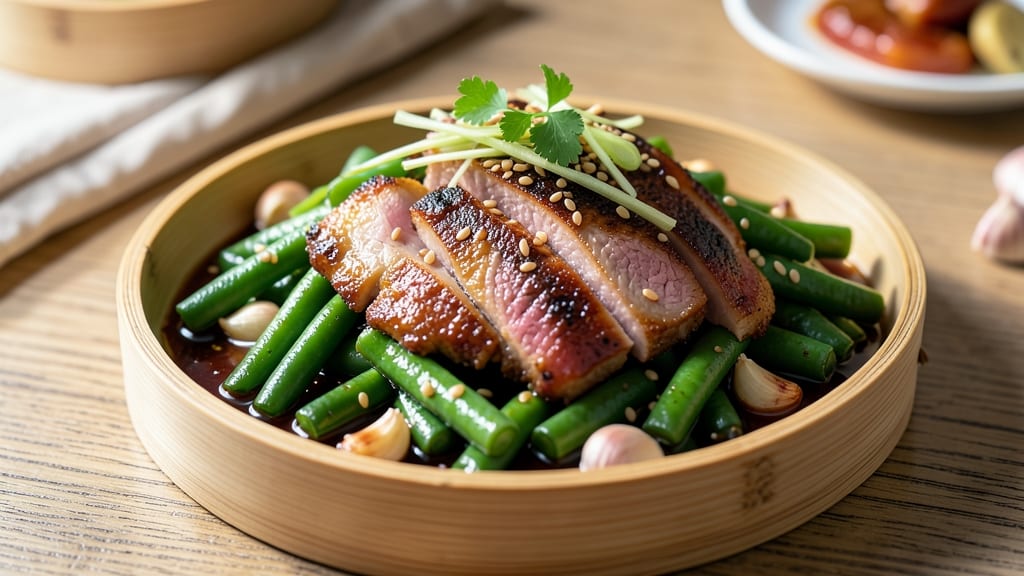 Chinese Pork and Green Beans Recipe: Wok-Fried Crunch With Savory Soy Gloss