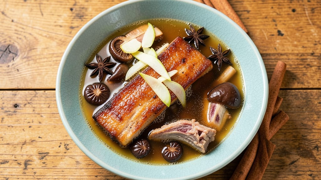 Cantonese Pork Soup Recipe: Star Anise-Infused Broth with Silky Pork