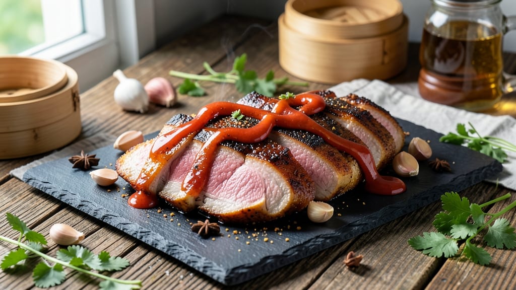 Chinese Barbecue Pork Loin Recipe: Five-Spice Glazed Tenderness With Charred Edges