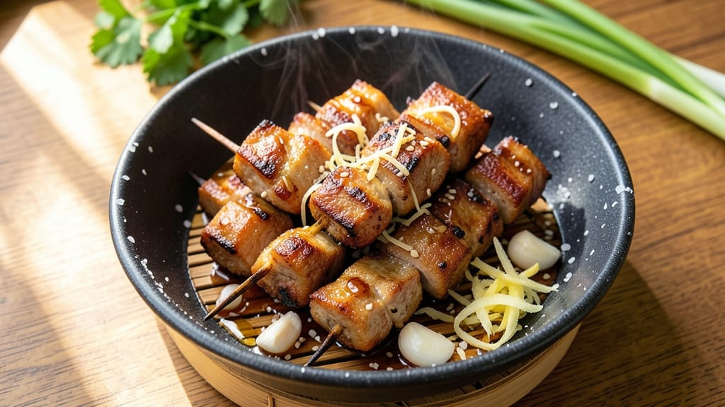 Chinese Pork Skewers Recipe: Char-Grilled Five-Spice Crisp With Juicy Cores