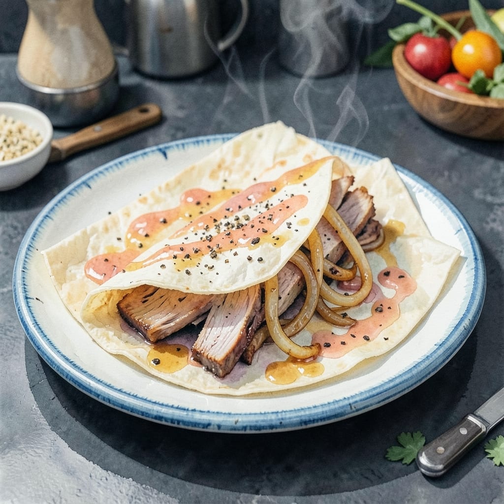 BBQ Pulled Pork Wrap Recipe: Crispy Tortilla Crackle Meets Smoky Fillings