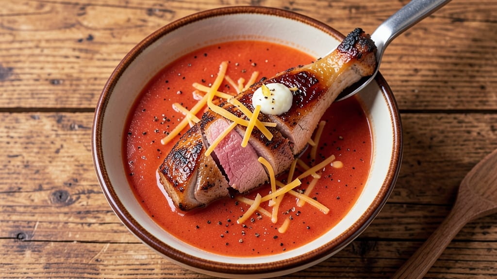 Campbell Tomato Soup and Pork Chop Recipe: One-Pan Dinner With Melty Cheese Topping