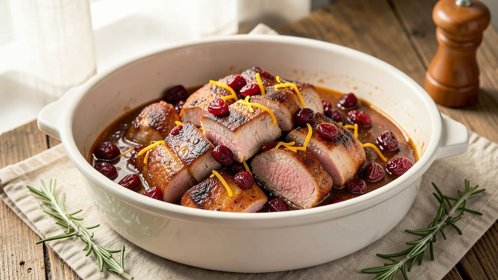 Crock Pot Cranberry Pork Roast Recipe: Sweet-Tart Glaze That Caramelizes Over Time