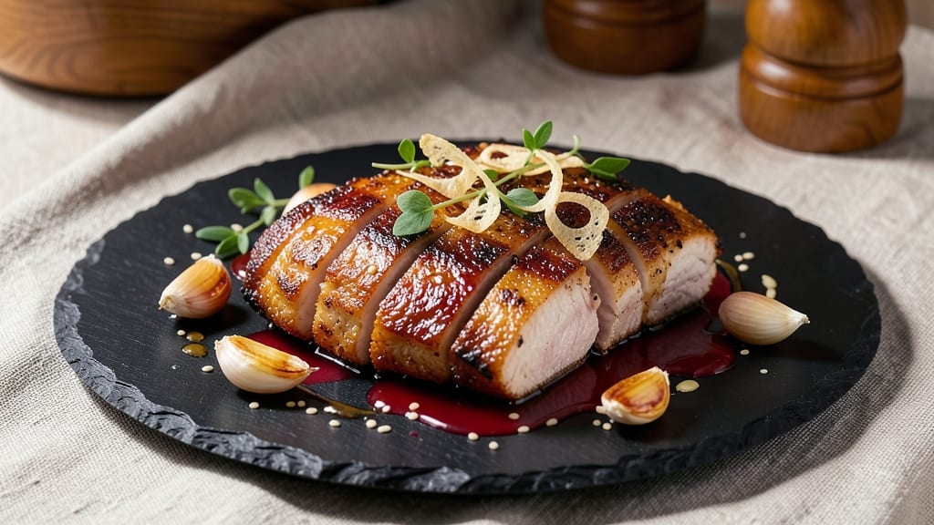 Crispy Garlic Pork Recipe: Pan-Seared Crust With Savory Glaze