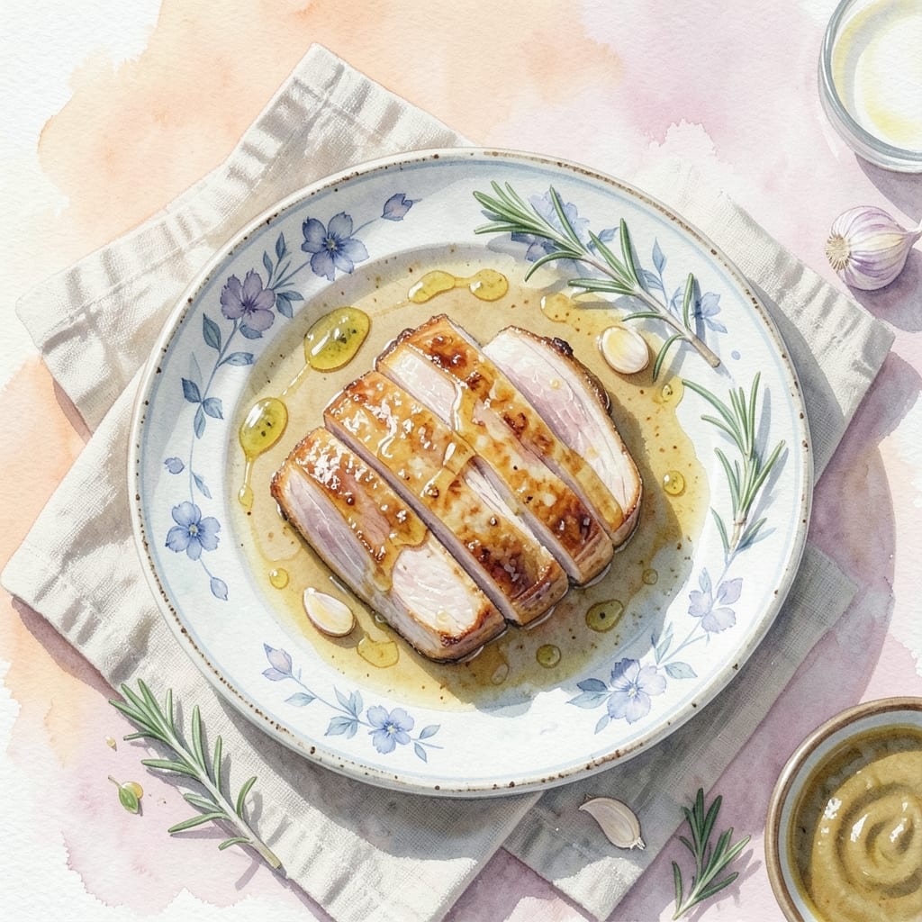 Blue Apron Pork Tenderloin Recipe: Honey-Mustard Pan-Seared Crispness
