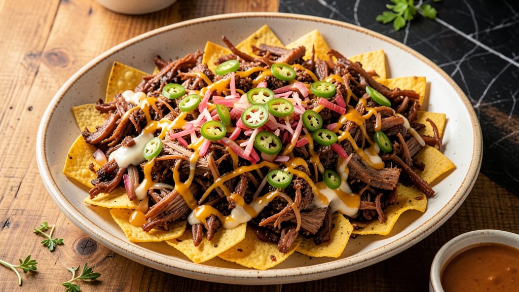 Captain Cooks Pulled Pork Nachos Recipe: Smoky Chipotle Crunch Over Melty Cheese Heaven