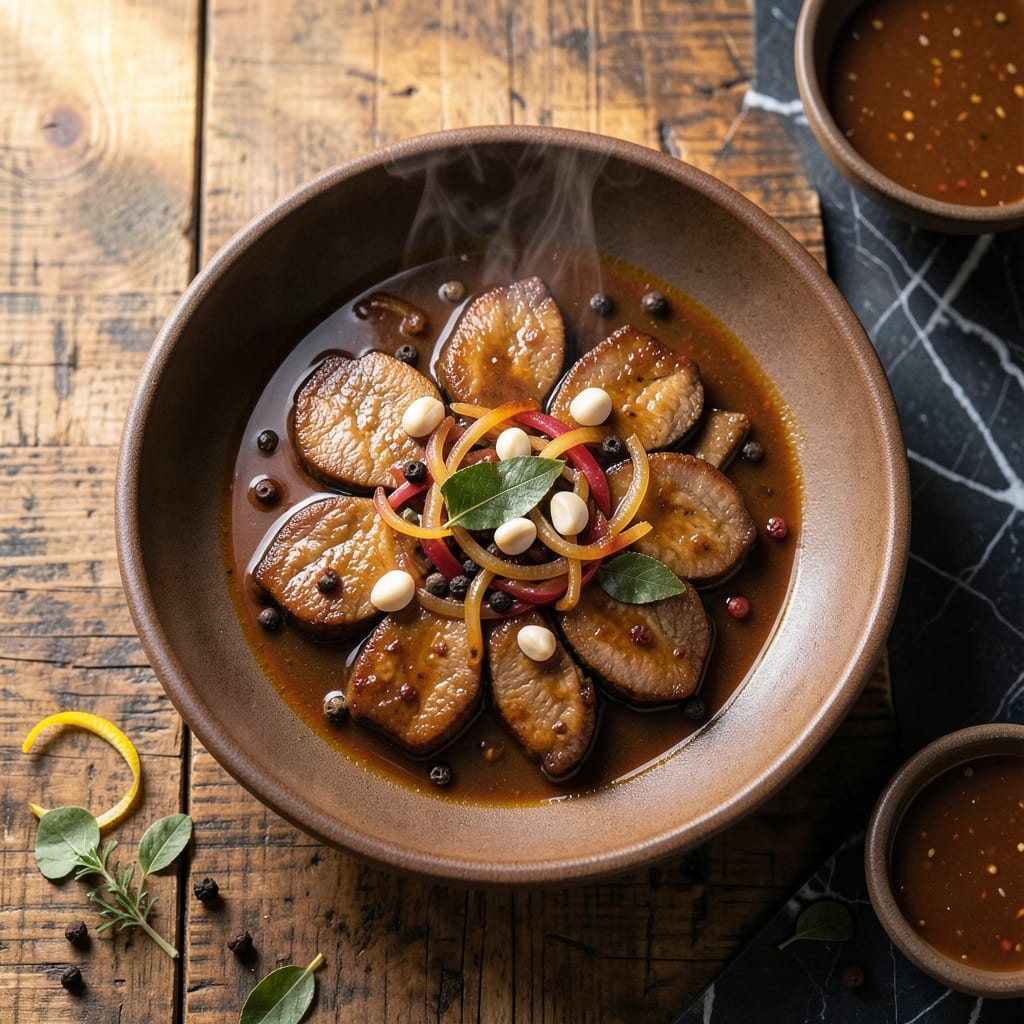 Adobo Pork Liver Recipe: Filipino-Style Tangy and Rich Delight