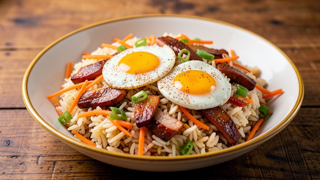 Char Siu Pork Fried Rice Recipe: Five-Spice Glossed Crunch in One Pan