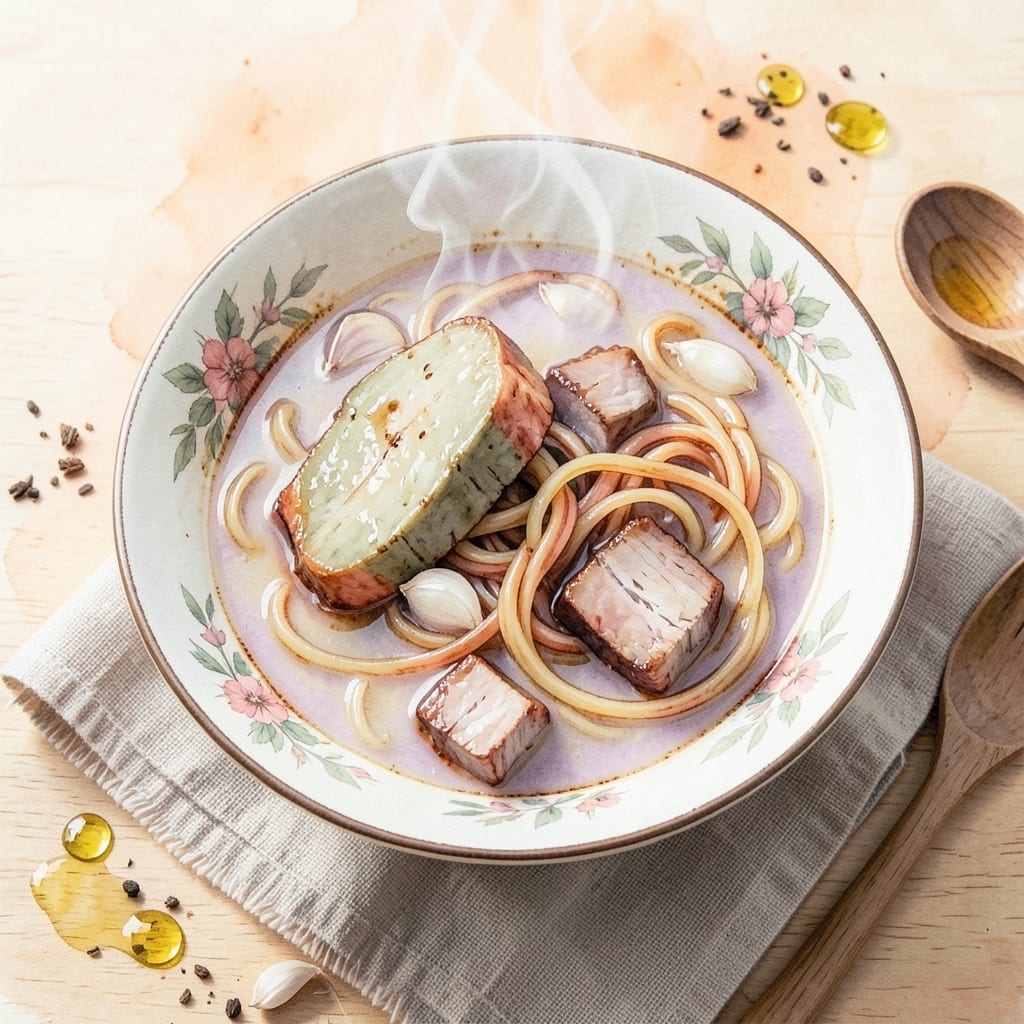 BBQ Pork Noodle Soup Recipe: Smoky-Sweet Broth That Clings to Noodles