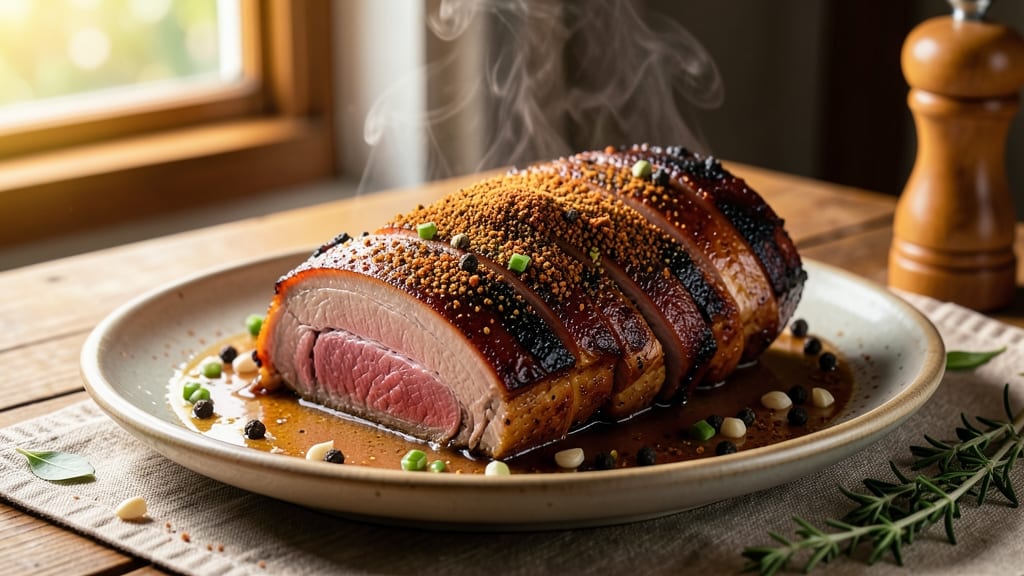 Brazilian Pork Roast Recipe: Cinnamon-Infused Crust Meets Juicy Centers