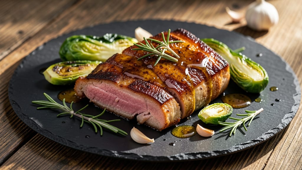 Brussels Sprouts Pork Belly Recipe: Crispy Fat and Caramelized Sprouts in One Pan