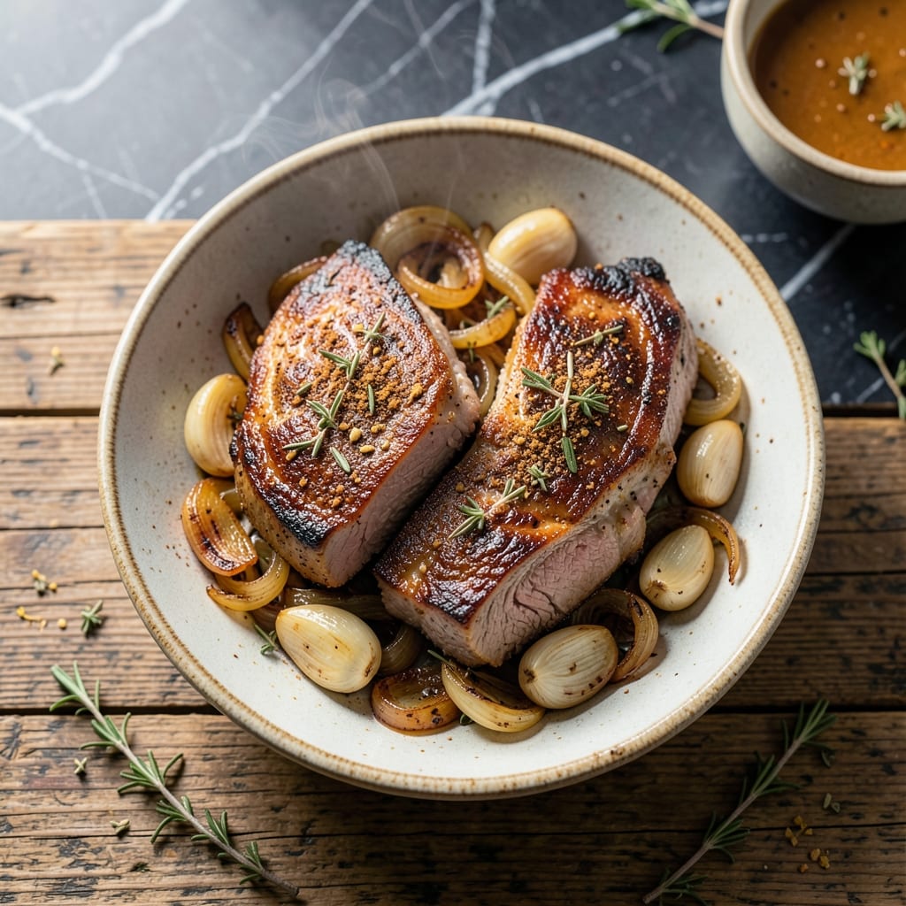 Air Fry Bone-In Pork Chops Recipe: Juicy Centers With Crispy Bites
